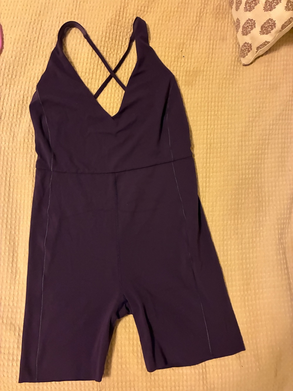 Left On Friday Playsuit with Crisscross Back and 5” short